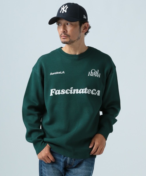 BAYFLOW（ベイフロー）の「HAPPYライトニットプルオーバー（ニット/セーター・メンズ・ホワイト/チャコールグレー/ネイビー/グリーン・MEDIUM/LARGE）」の10枚目の写真