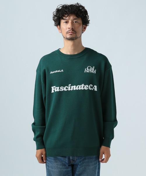 BAYFLOW（ベイフロー）の「HAPPYライトニットプルオーバー（ニット/セーター・メンズ・ホワイト/チャコールグレー/ネイビー/グリーン・MEDIUM/LARGE）」の12枚目の写真