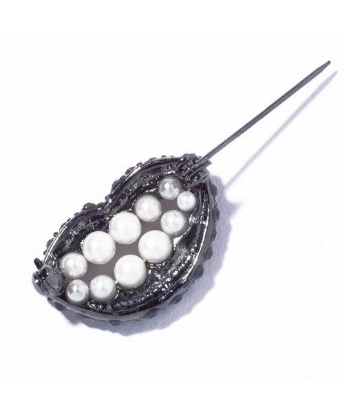 IRIS47（イリスフォーセブン）の「【IRIS47】laugh brooch / ラフ ブローチ（ブローチ/コサージュ・レディース・ブラック/シルバー/ゴールド・FREE）」の8枚目の写真