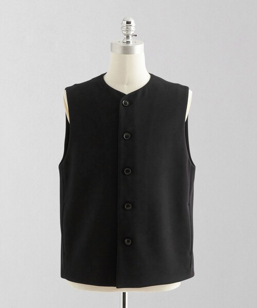 LOEFF（ロエフ）の「＜LOEFF＞TW キャバリー ベスト MEN'S（ベスト・メンズ・ブラック/ホワイト・1/2）」の2枚目の写真