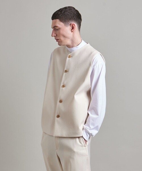 LOEFF（ロエフ）の「＜LOEFF＞TW キャバリー ベスト MEN'S（ベスト・メンズ・ブラック/ホワイト・1/2）」の4枚目の写真