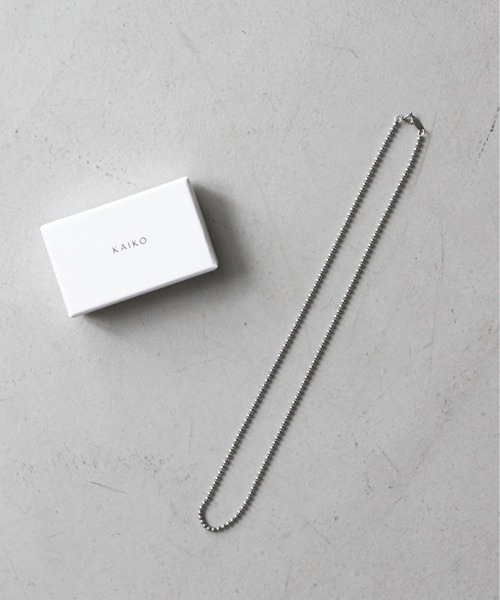 KAIKO（カイコー）の「KAIKO NECKLACE 3（ネックレス・メンズ・Silver・OS）」の3枚目の写真
