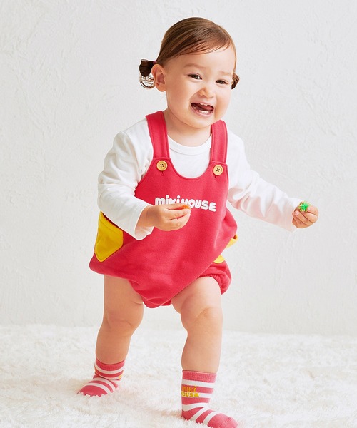 MIKI HOUSE（ミキハウス）の「【WEB限定】ボーダーソックス（ソックス/靴下・キッズ・サックスブルー/ネイビー/イエロー/ライトグリーン/ピンク/グリーン/レッド・17cm/15cm/13cm/11cm/21cm/19cm/11-13cm/13-15cm/15-17cm/17-19cm/19-21cm/21-23cm）」の21枚目の写真