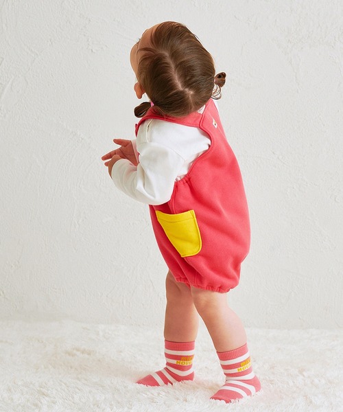 MIKI HOUSE（ミキハウス）の「【WEB限定】ボーダーソックス（ソックス/靴下・キッズ・サックスブルー/ネイビー/イエロー/ライトグリーン/ピンク/グリーン/レッド・17cm/15cm/13cm/11cm/21cm/19cm/11-13cm/13-15cm/15-17cm/17-19cm/19-21cm/21-23cm）」の22枚目の写真