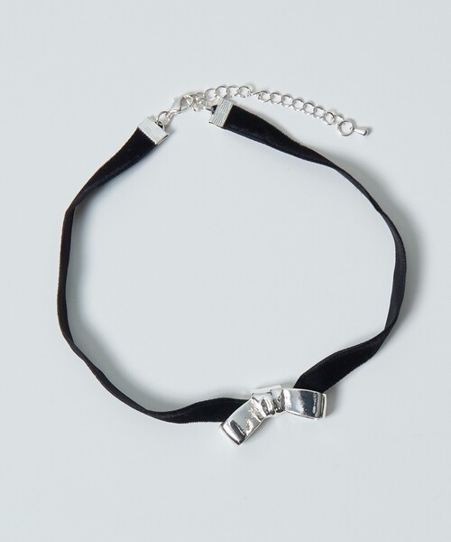 Firsthand（ファーストハンド）の「Firsthand/ファーストハンド リボンベロアチョーカー（チョーカー・レディース・シルバー・ONE SIZE）」の3枚目の写真