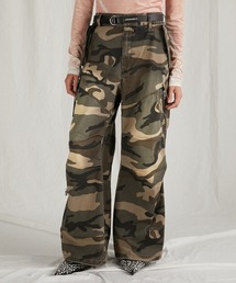 PRANK PROJECT | 【24WINTER PRE ORDER】CAMOジップカーゴパンツ/CAMO Zip Cargo Pants(カーゴパンツ)