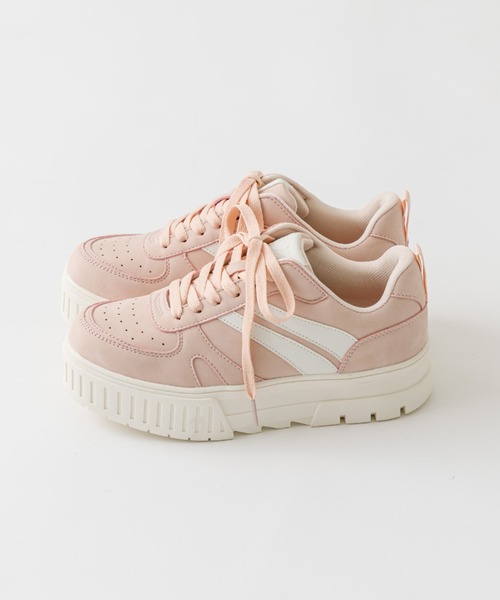 OLIVE des OLIVE（オリーブデオリーブ）の「ライン入りスニーカー（スニーカー・レディース・ブラック/ピンク/ホワイト・SMALL/MEDIUM/LARGE）」の20枚目の写真