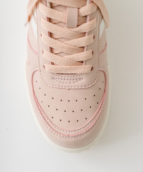 OLIVE des OLIVE（オリーブデオリーブ）の「ライン入りスニーカー（スニーカー・レディース・ブラック/ピンク/ホワイト・SMALL/MEDIUM/LARGE）」の22枚目の写真