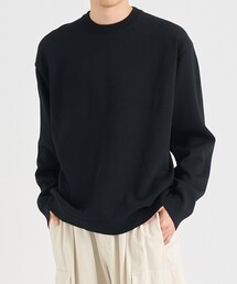 ATON | WOOL WASHI CRENECK SWEATER(ニット/セーター)