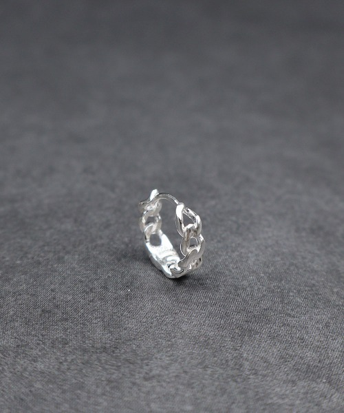 4INT.(フォイント)の「デザイン フープピアス(片耳用) / silver925 (金属アレルギー対応)(ピアス(片耳用)・メンズ・B/A・FREE)」の9枚目の写真