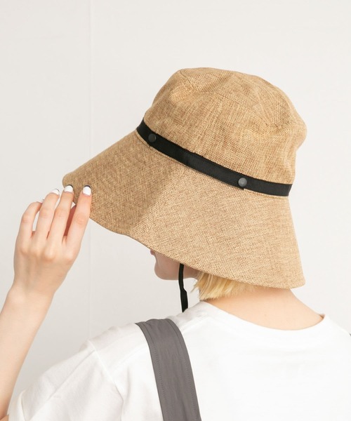 EKAL（エカル）の「TINY GARDEN PRODUCTS　パークハット（ハット・レディース・ベージュ系その他・MEDIUM）」の2枚目の写真