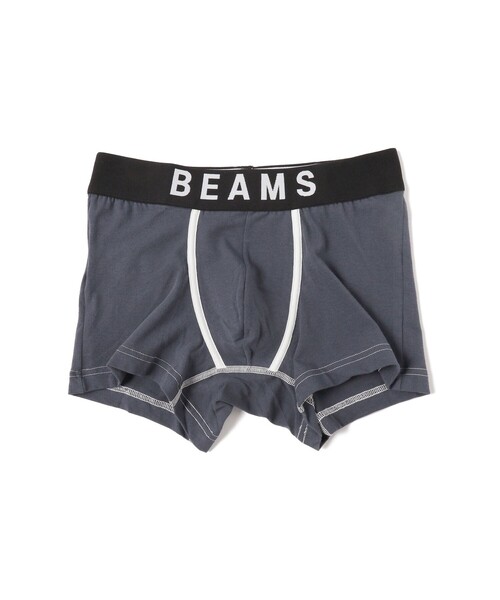 BEAMS（ビームス）の「パイピング ボクサーパンツ（ボクサーパンツ・メンズ・サックスブルー/ブラック・LARGE/MEDIUM）」の2枚目の写真