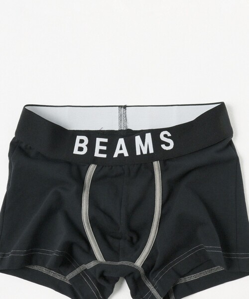 BEAMS（ビームス）の「パイピング ボクサーパンツ（ボクサーパンツ・メンズ・サックスブルー/ブラック・LARGE/MEDIUM）」の3枚目の写真