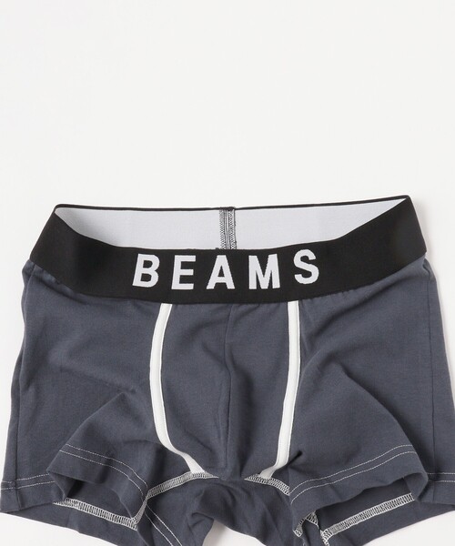 BEAMS（ビームス）の「パイピング ボクサーパンツ（ボクサーパンツ・メンズ・サックスブルー/ブラック・LARGE/MEDIUM）」の7枚目の写真