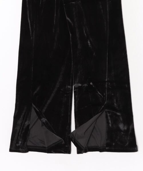 Mayree(メイリー)の「【Mayree】ベロア 裾スリット パンツ(その他パンツ・レディース・ブラック・MEDIUM/LARGE/X-LARGE)」の8枚目の写真