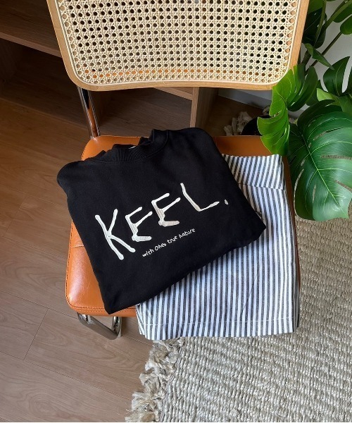 nemne store（ネンネストア）の「アソート裏毛スウェット（スウェット・レディース・ネイビー系2/杢グレー/ブラック/アイボリー/オートミール/ネイビー/ブラウン/レッド・SMALL/MEDIUM）」の17枚目の写真