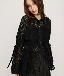 RANDOM DROST LACE SH ランダム ドロスト レース シャツ