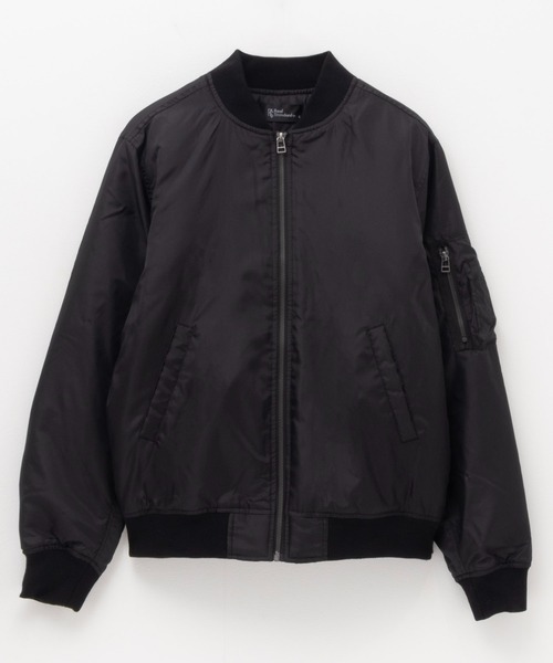 Mac-House(マックハウス)の「REALSTANDARD MA-1 TYPE JAKET(MA-1・メンズ・ブラック/カーキ・M/L/XL)」の2枚目の写真