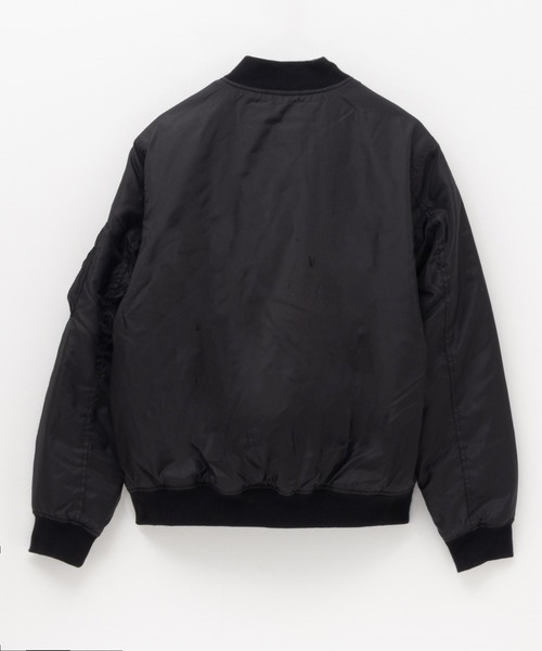 Mac-House(マックハウス)の「REALSTANDARD MA-1 TYPE JAKET(MA-1・メンズ・ブラック/カーキ・M/L/XL)」の3枚目の写真