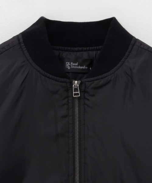 Mac-House(マックハウス)の「REALSTANDARD MA-1 TYPE JAKET(MA-1・メンズ・ブラック/カーキ・M/L/XL)」の5枚目の写真