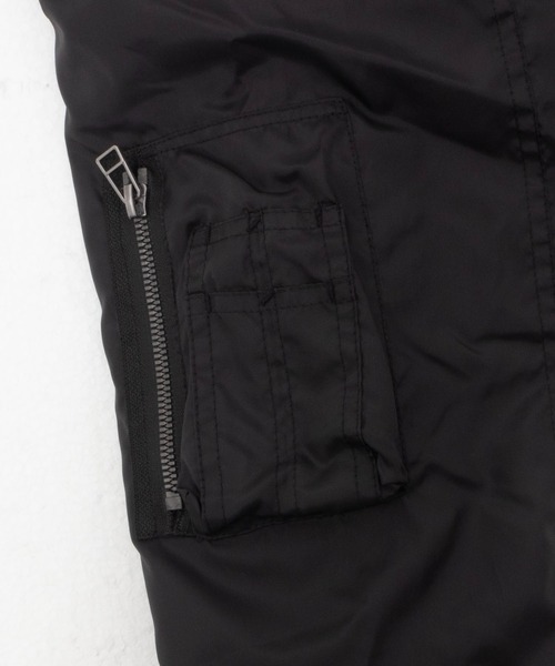 Mac-House(マックハウス)の「REALSTANDARD MA-1 TYPE JAKET(MA-1・メンズ・ブラック/カーキ・M/L/XL)」の7枚目の写真