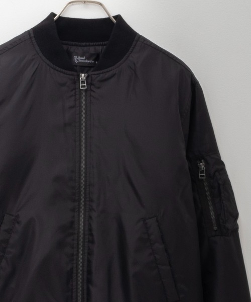 Mac-House(マックハウス)の「REALSTANDARD MA-1 TYPE JAKET(MA-1・メンズ・ブラック/カーキ・M/L/XL)」の12枚目の写真