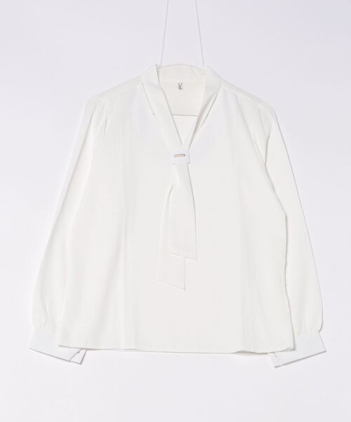 MAISON DE THERESE(メゾン ド テレーズ)の「Vネック長袖ブラウス(シャツ/ブラウス・レディース・ホワイト・S/M/L)」の22枚目の写真