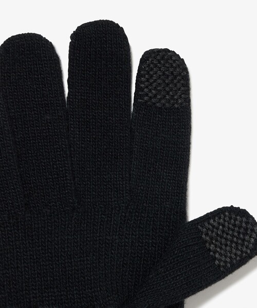 LACOSTE（ラコステ）の「ケーブルニットグローブ タッチパネル対応（手袋・メンズ・ブラック/オフホワイト/グレー/ダークネイビー/ベージュ・FREE）」の7枚目の写真