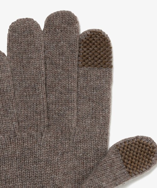 LACOSTE（ラコステ）の「ケーブルニットグローブ タッチパネル対応（手袋・メンズ・ブラック/オフホワイト/グレー/ダークネイビー/ベージュ・FREE）」の15枚目の写真