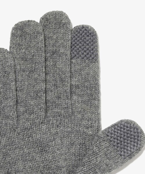 LACOSTE（ラコステ）の「ケーブルニットグローブ タッチパネル対応（手袋・メンズ・ブラック/オフホワイト/グレー/ダークネイビー/ベージュ・FREE）」の18枚目の写真