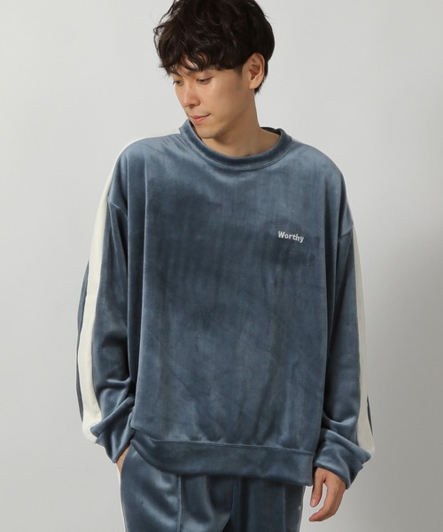 セール】ベロアトラックプルオーバー / 147374（その他トップス