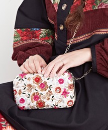 チャイハネ | 【チャイハネ】フラワリークラッチバッグ(クラッチバッグ)