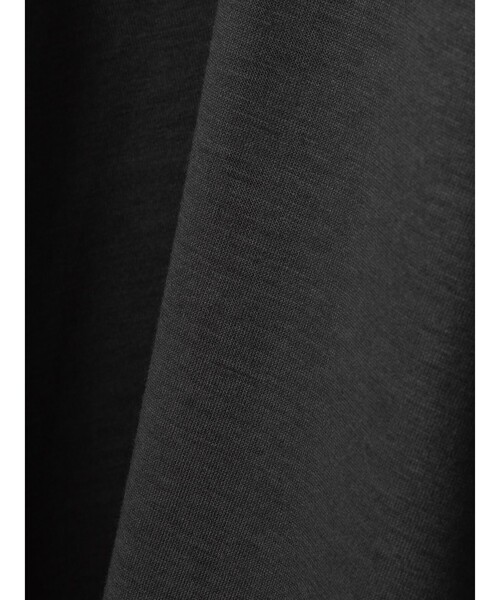 mizuiroind(ミズイロインド)の「mizuiro ind フードライクハイネックプルオーバー(Tシャツ/カットソー・レディース・オフホワイト/グレー/チャコールグレー/ブラック・FREE)」の9枚目の写真
