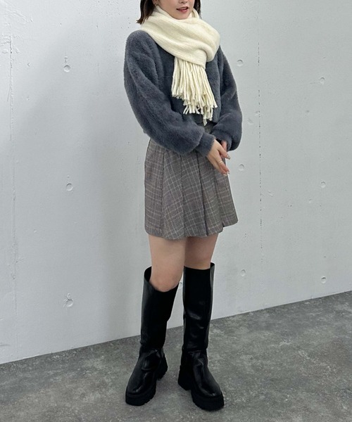 archives(アルシーヴ)の「ストール(マフラー・レディース・オレンジ/ブルー/オフホワイト・FREE)」の14枚目の写真