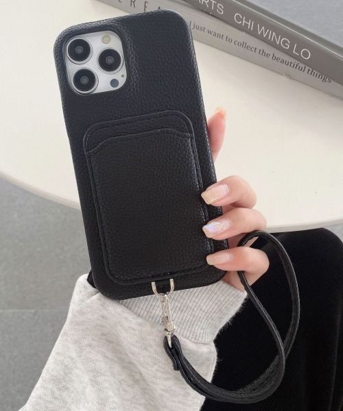 F&D : カードケース付きiPhoneケース&ストラップ / iPhone14 iPhone15
