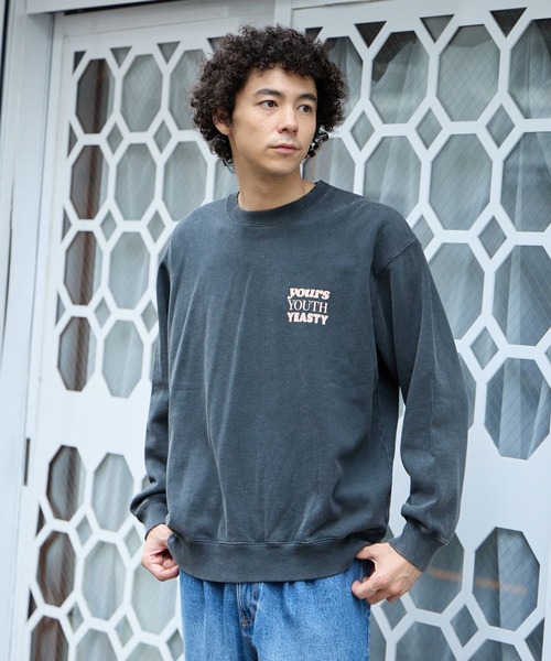 BAYFLOW(ベイフロー)の「SUNSETスウェットプルオーバー(スウェット・メンズ・パープル/ベージュ/チャコール/オフホワイト・MEDIUM/LARGE)」の12枚目の写真