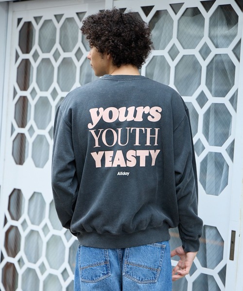 BAYFLOW(ベイフロー)の「SUNSETスウェットプルオーバー(スウェット・メンズ・パープル/ベージュ/チャコール/オフホワイト・MEDIUM/LARGE)」の13枚目の写真