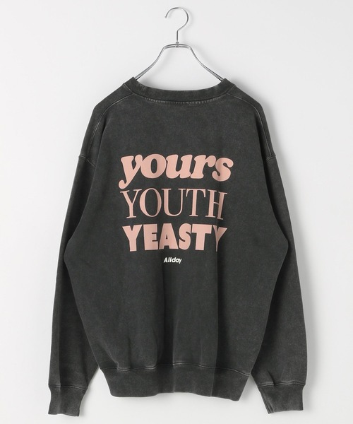 BAYFLOW(ベイフロー)の「SUNSETスウェットプルオーバー(スウェット・メンズ・パープル/ベージュ/チャコール/オフホワイト・MEDIUM/LARGE)」の16枚目の写真