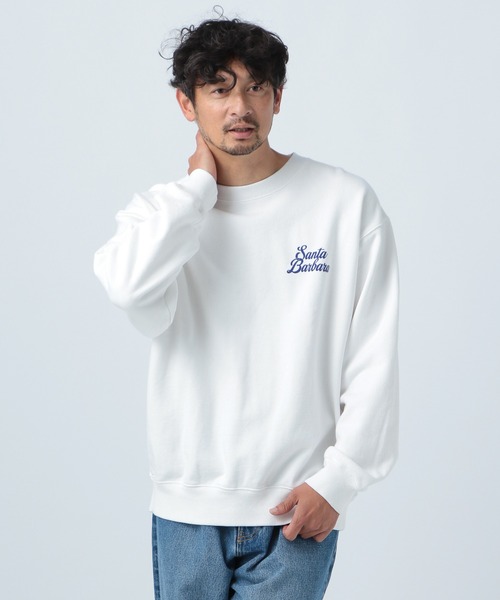 BAYFLOW(ベイフロー)の「SUNSETスウェットプルオーバー(スウェット・メンズ・パープル/ベージュ/チャコール/オフホワイト・MEDIUM/LARGE)」の7枚目の写真