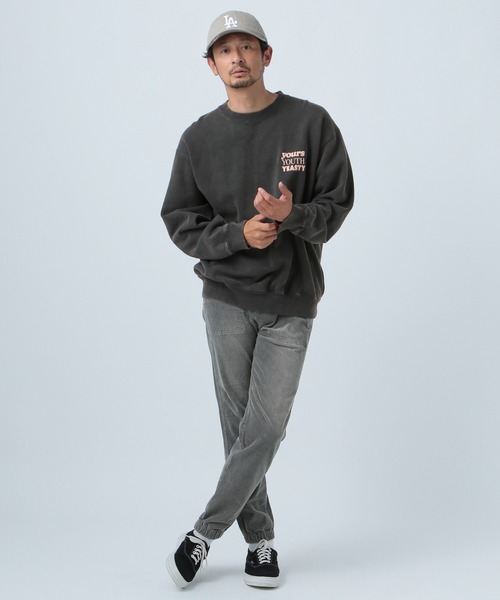 BAYFLOW(ベイフロー)の「SUNSETスウェットプルオーバー(スウェット・メンズ・パープル/ベージュ/チャコール/オフホワイト・MEDIUM/LARGE)」の11枚目の写真