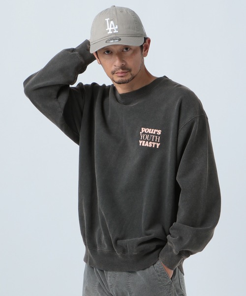 BAYFLOW(ベイフロー)の「SUNSETスウェットプルオーバー(スウェット・メンズ・パープル/ベージュ/チャコール/オフホワイト・MEDIUM/LARGE)」の14枚目の写真