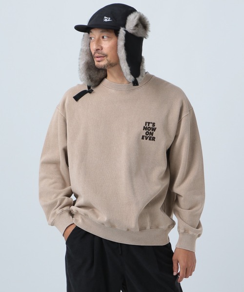 BAYFLOW(ベイフロー)の「SUNSETスウェットプルオーバー(スウェット・メンズ・パープル/ベージュ/チャコール/オフホワイト・MEDIUM/LARGE)」の21枚目の写真