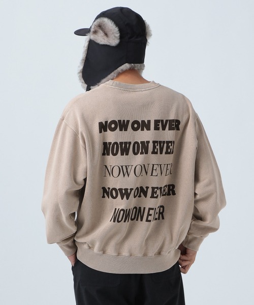 BAYFLOW(ベイフロー)の「SUNSETスウェットプルオーバー(スウェット・メンズ・パープル/ベージュ/チャコール/オフホワイト・MEDIUM/LARGE)」の22枚目の写真