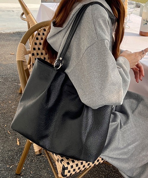 Miniministore（ミニミニストア）の「トートバッグ レディース 肩掛けバッグ（トートバッグ・レディース・アイボリー/ブラック/ミント・FREE）」の4枚目の写真