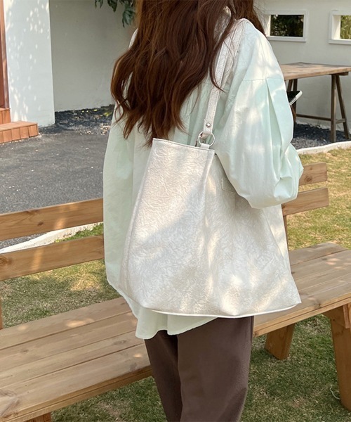 Miniministore（ミニミニストア）の「トートバッグ レディース 肩掛けバッグ（トートバッグ・レディース・アイボリー/ブラック/ミント・FREE）」の6枚目の写真