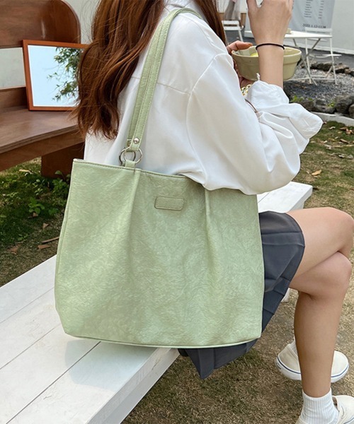 Miniministore（ミニミニストア）の「トートバッグ レディース 肩掛けバッグ（トートバッグ・レディース・アイボリー/ブラック/ミント・FREE）」の9枚目の写真