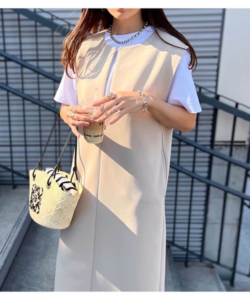 オケージョンにも◎】ライトダンボールフロント2wayワンピース Emma