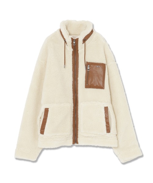 FAUX Sherpa Guess Zip Poket Jacket ジャケット アウター | GUESS