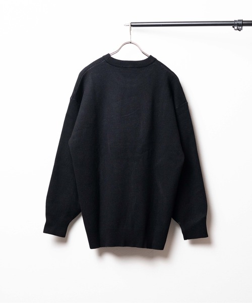 丸首ニット （BL） ニット 男性用 L 6枚 300円 丸首