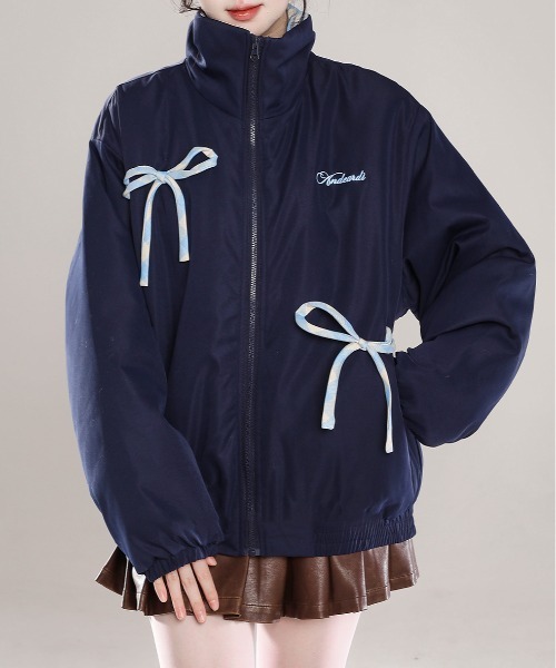 【セール】Y2K チェック柄 リバーシブルパディング 中綿ブルゾン（テーラードジャケット）｜gossip！ロサンゼルス（ゴシップロサンゼルス）